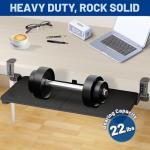 Under Desk Keyboard Tray with Adjustable Height