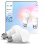 Philips Hue Essential Smart LED A19 Bulb Two-Pack