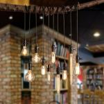 Vintage Edison ST64 Dimmable 40W Bulb 4 Pack