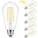Brightever Dimmable Vintage LED Bulbs, 6-Pack