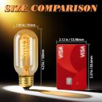 COLWATT Vintage Edison Light Bulbs 3 Pack