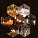 Vintage Edison ST64 Dimmable 40W Bulb 4 Pack