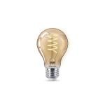 Philips Dimmable Amber Spiral Light Bulb, 60W Equivalent
