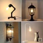 Ascher 60W LED Filament Light Bulbs, Warm White