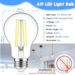 60W Equivalent E26 LED Filament Light Bulbs