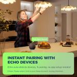 Smart Color-Changing Bulbs Compatible with Alexa & More