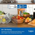 Tapo Smart WiFi Light Bulbs - 16M Colors, 4-Pack