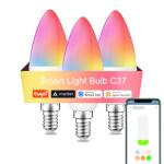 XFOX Smart Color Changing Light Bulbs, 3 Pack