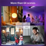 XFOX Smart Color Changing Light Bulbs, 3 Pack