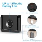 Smart Fingerprint Cabinet Lock - Matte Black