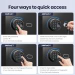 Grimtron Fingerprint Gun Safe with Quick Access