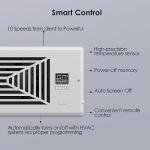 BIOWIND Smart Vent Fan with Remote & Thermostat