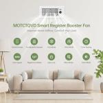 Smart 10-Speed Register Booster Fan with Remote