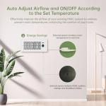 Smart 10-Speed Register Booster Fan with Remote