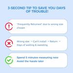 BIOWIND Smart Vent Fan with Remote & Thermostat