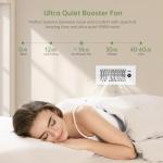 Smart 10-Speed Register Booster Fan with Remote