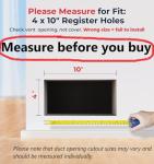 VELLEE Quiet 10-Speed Vent Booster Fan with Remote