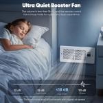 MATULSA Remote-Controlled Register Booster Fan