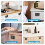 Smart Fingerprint Cabinet Lock - Matte Black