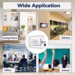 Transparent Keyed Thermostat Cover for Honeywell