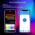 RGB LED Strip Light with Chasing Effects, 3.3FT