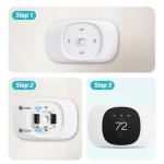 ecobee Smart Thermostat Trim Plate Wall Cover 2-Pack