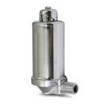 Steam Radiator Air Vent Valve - Chrome Steel