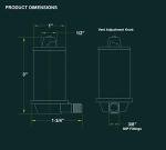 Steam Radiator Air Vent Valve - Chrome Steel