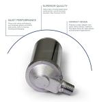 Steam Radiator Air Vent Valve - Chrome Steel