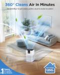 MOOKA H13 HEPA Air Purifier for Large Rooms