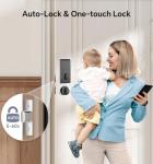 Ulecoce WiFi Keyless Entry Door Lock with Handle