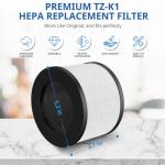 2-Pack H13 HEPA Filters for TZ-K1 Air Purifier