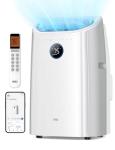 Smart 12000 BTU Portable AC: Quiet, Voice-Controlled Cooling