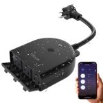 TESSAN Outdoor Smart Plug with 3 Sockets