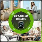 Portable 5-in-1 CO2 Air Quality Monitor