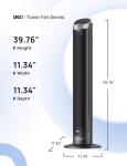 Dreo Smart Tower Fan with Remote and Oscillation