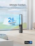 40" Bladeless Tower Fan - Smart Control & Quiet