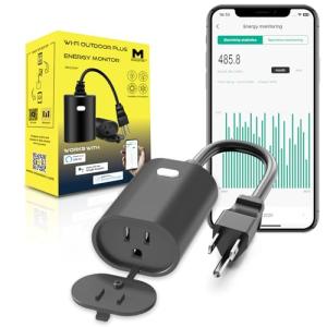WiFi Smart Outdoor Plug with Energy Monitoring