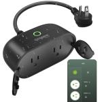 Smart Outdoor Plug with Dual Sockets and Wi-Fi