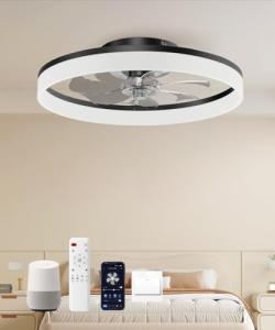 Smart Ceiling Fan with Light and Remote Control