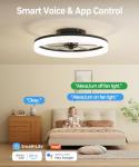 Smart Ceiling Fan with Light and Remote Control