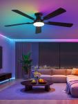 52-Inch RGB Ceiling Fan with App & Remote