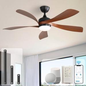 Sofucor 52" Smart Ceiling Fan with Remote Control