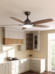 Smart 52-Inch Ceiling Fan with Lights and Remote