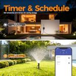 TESSAN Outdoor Smart Plug with 3 Sockets