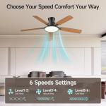 Atolit 52-Inch Smart Ceiling Fan with Lights