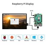 Portable 7-Inch HDMI Monitor with Leather Stand