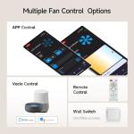 Atolit 52-Inch Smart Ceiling Fan with Lights