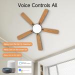 Atolit 52-Inch Smart Ceiling Fan with Lights