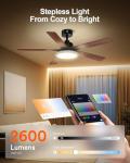 Lumary 52" Smart Ceiling Fan with RGB Lights